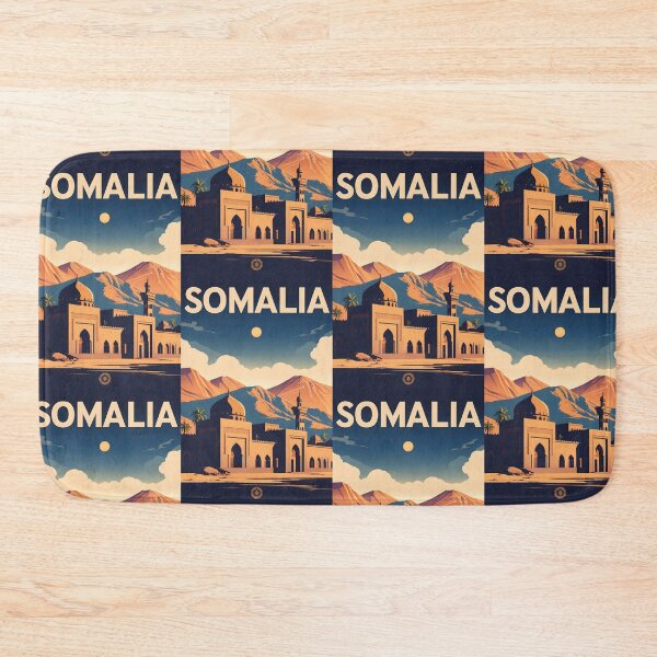 Item preview, Somalia Retro Vintage Travel Design designed and sold by TravelersGems.