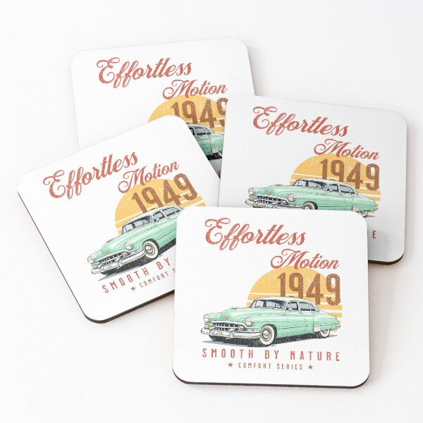 Item preview, Effortless Motion 1949 – Smooth by Nature | Vintage Classic Car Illustration designed and sold by RomeoSketches.