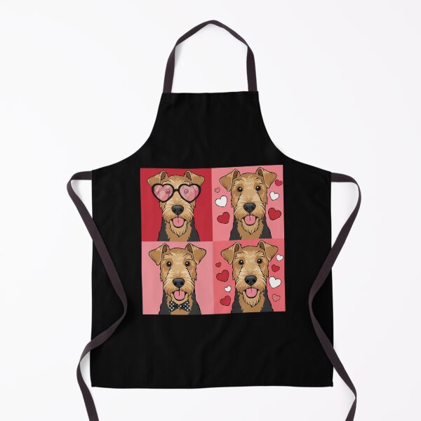 Item preview, Pop Art Valentine Airedale Terrier – Colorful Dog Lover designed and sold by The Real Life Symphony.