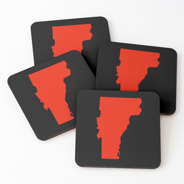 Item preview, Vermont Map Silhouette – Minimal Red designed and sold by Paper Drip.