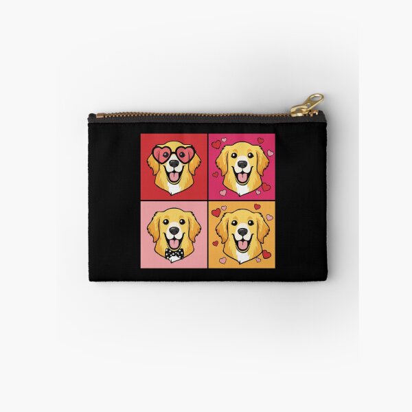 Item preview, Pop Art Valentine Golden Retriever – Colorful Dog Lover designed and sold by The Real Life Symphony.