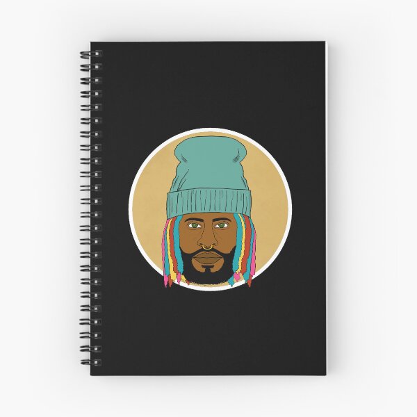 Item preview, Altboy - Colorful Dreadlocks Altboy Portrait with Ankh Necklace | Vibrant Reggae Afrocentric Illustration. Circle Edition. designed and sold by Eric Sintès.