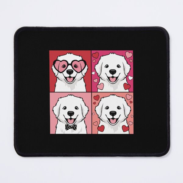 Item preview, Pop Art Valentine Great Pyrenees – Colorful Dog Lover designed and sold by The Real Life Symphony.