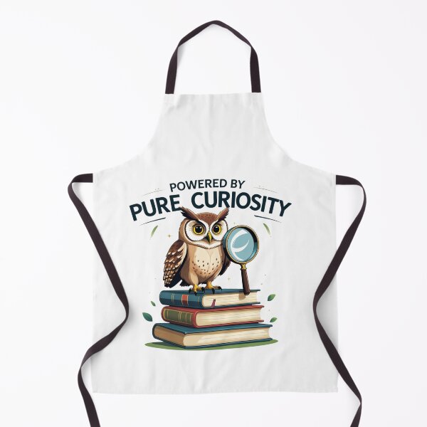 Item preview, Powered by Pure Curiosity owl art designed and sold by SloganSauce.