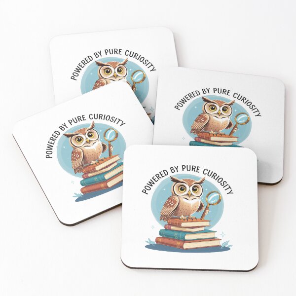 Item preview, Powered by Pure Curiosity curiosity slogan designed and sold by SloganSauce.
