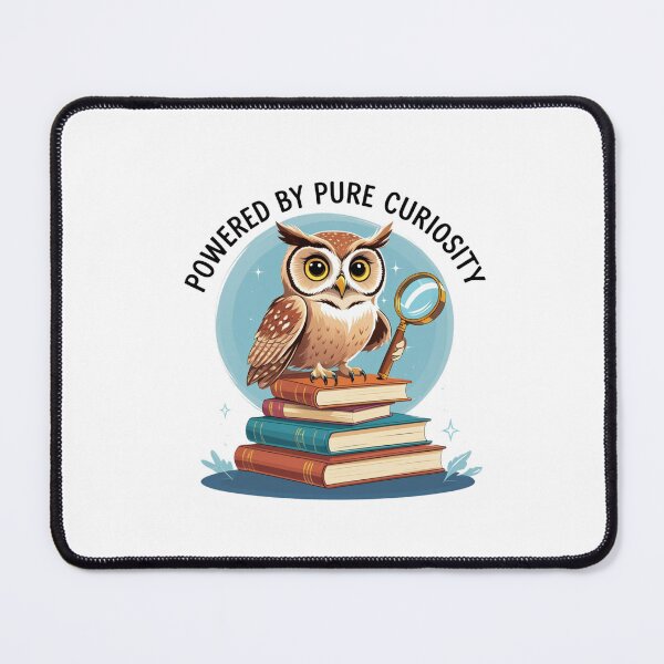 Item preview, Powered by Pure Curiosity curiosity slogan designed and sold by SloganSauce.