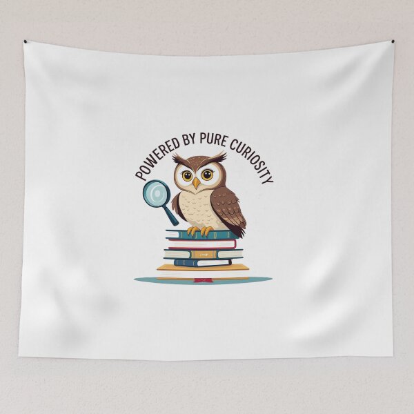 Item preview, Powered by Pure Curiosity book design designed and sold by SloganSauce.