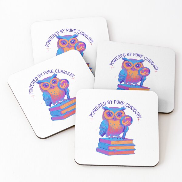 Item preview, Powered by Pure Curiosity cute animal design designed and sold by SloganSauce.