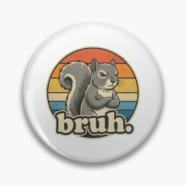Item preview, Bruh-squirrel–Funny-squirrel-Face-Meme designed and sold by w66aboo.