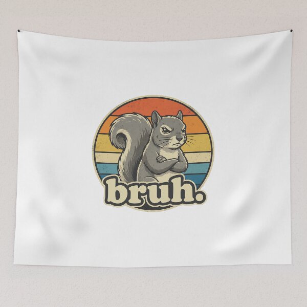Item preview, Bruh-squirrel–Funny-squirrel-Face-Meme designed and sold by w66aboo.