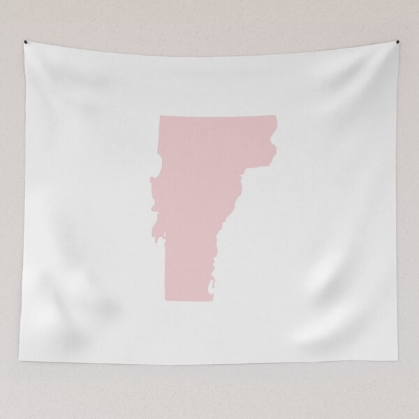 Item preview, Vermont Map Silhouette – Minimal Pink designed and sold by Paper Drip.