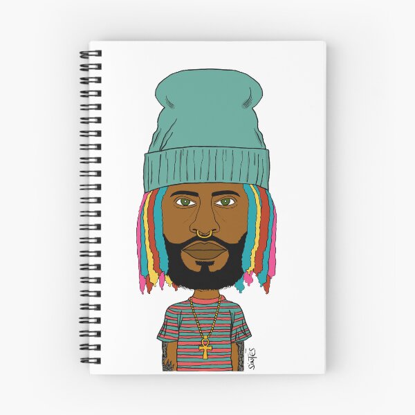 Item preview, Altboy - Colorful Dreadlocks Altboy Portrait with Ankh Necklace | Vibrant Reggae Afrocentric Illustration designed and sold by Eric Sintès.