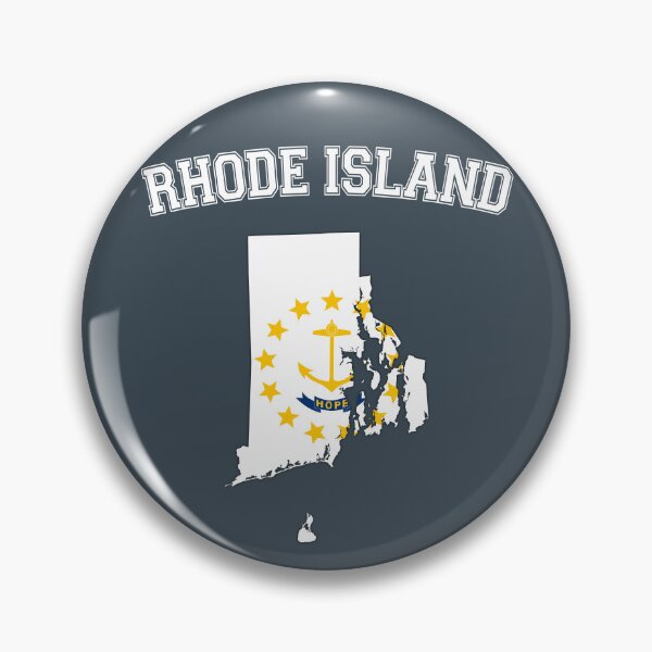 Item preview, Rhode Island State Map Flag - Ocean State Pride Heritage designed and sold by mashmosh.