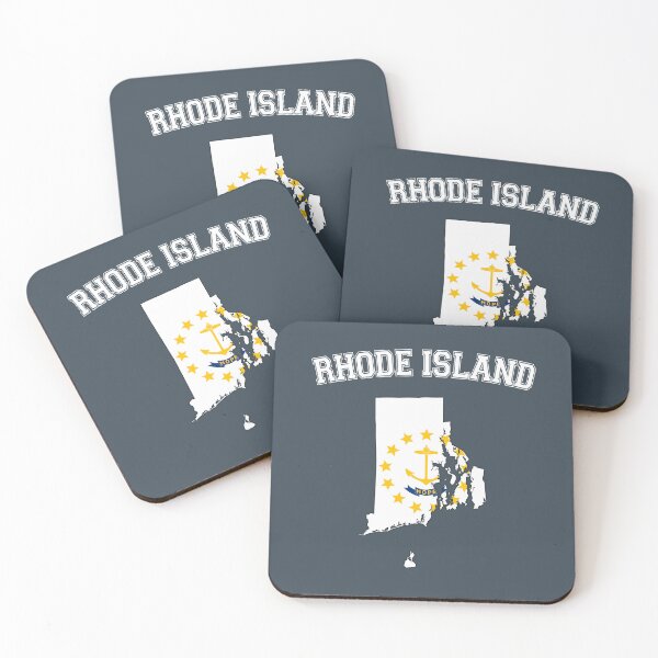 Item preview, Rhode Island State Map Flag - Ocean State Pride Heritage designed and sold by mashmosh.