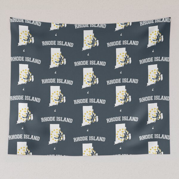 Item preview, Rhode Island State Map Flag - Ocean State Pride Heritage designed and sold by mashmosh.