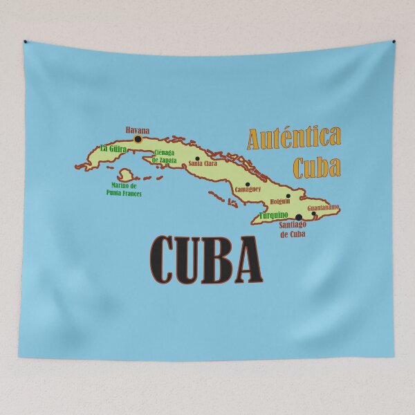 Item preview, Cuba Map designed and sold by Beery.
