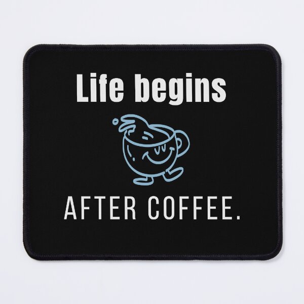 Item preview, Life Begins After Coffee – Morning Coffee Quote Typography - Line Art designed and sold by MK-Charlie.