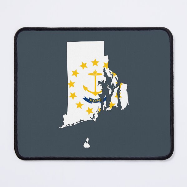 Item preview, Rhode Island State Map & Flag - Vintage Hope Anchor Design designed and sold by mashmosh.