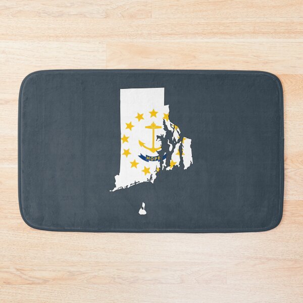 Item preview, Rhode Island State Map & Flag - Vintage Hope Anchor Design designed and sold by mashmosh.