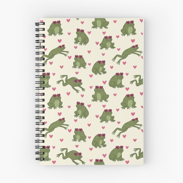 Item preview, Cute Valentine frogs pattern  designed and sold by FatBirdie.