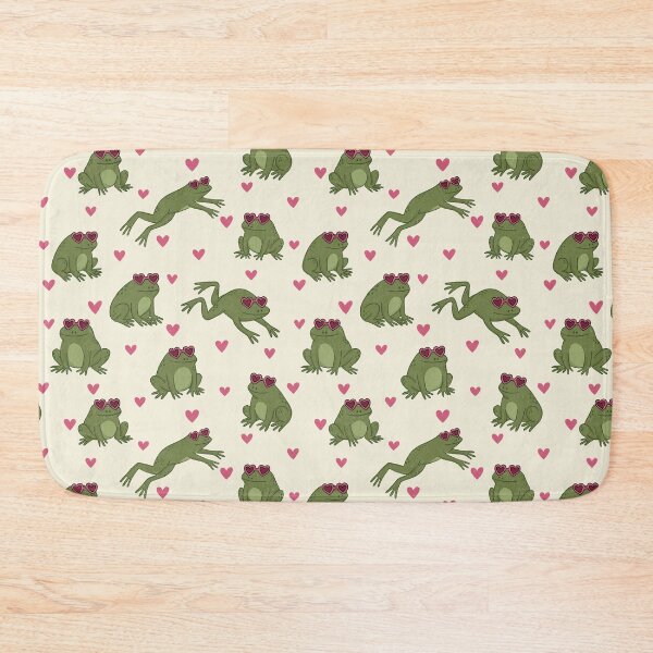 Item preview, Cute Valentine frogs pattern  designed and sold by FatBirdie.