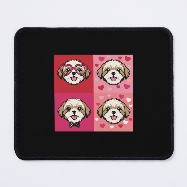 Item preview, Pop Art Valentine Shih Tzu – Colorful Dog Lover designed and sold by The Real Life Symphony.