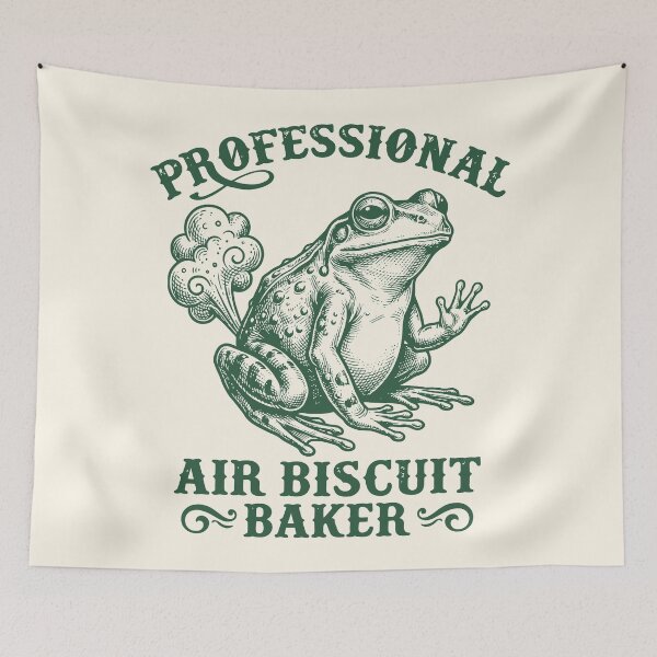 Item preview, Professional Air Biscuit Baker Funny Farting Frog designed and sold by Y-Vibes.