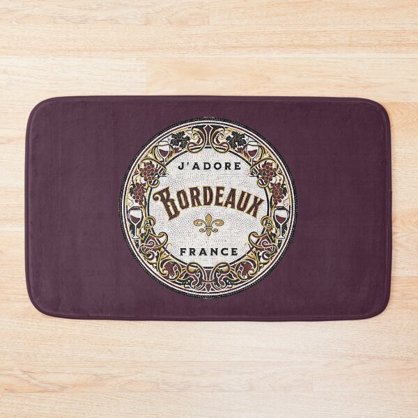 Item preview, J’adore Bordeaux — French Wine Mosaic Medallion | France designed and sold by FrancophileFun.