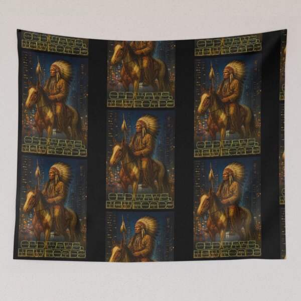 Item preview, War Chief old ways, new roads designed and sold by Native Designs.