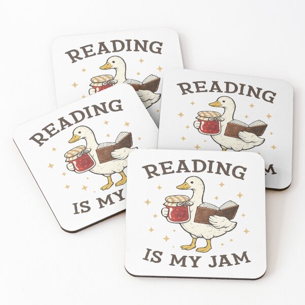Item preview, reading is my jam,Bookish, Book Lover, Reading  designed and sold by CloudyPress.