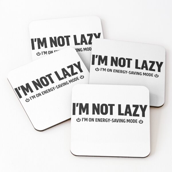 Item preview, I’m Not Lazy I’m On Energy Saving Mode Funny T-Shirt designed and sold by Dragonfly-10.