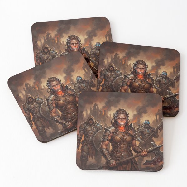 Item preview, Cyber Warrior Dungeon Command designed and sold by Vintage Designs +.