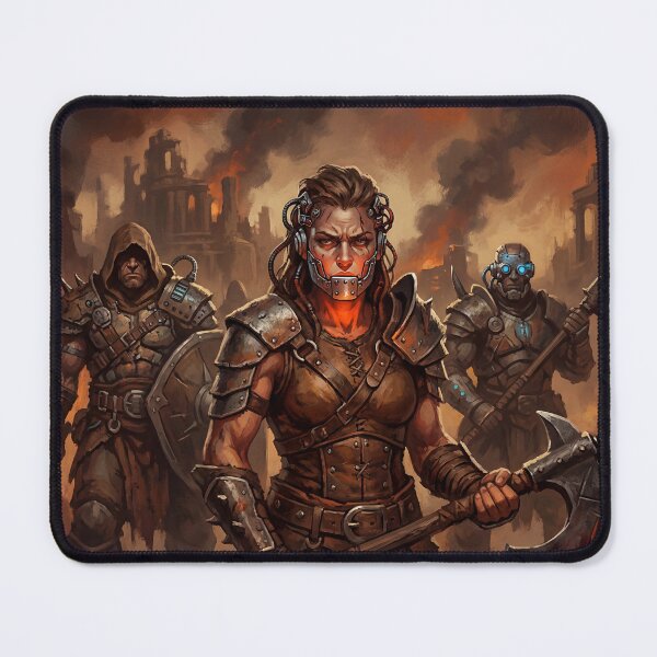 Item preview, Cyber Warrior Dungeon Command designed and sold by Vintage Designs +.