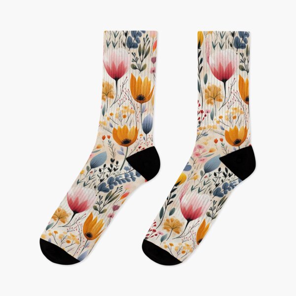 Item preview, Colorful flowers seamless pattern designed and sold by MiraCleAI.