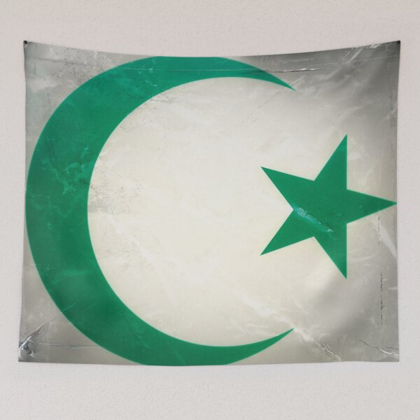 Item preview, Abstract symbol of the crescent and star of Islam, like a photograph! designed and sold by Alan-David.