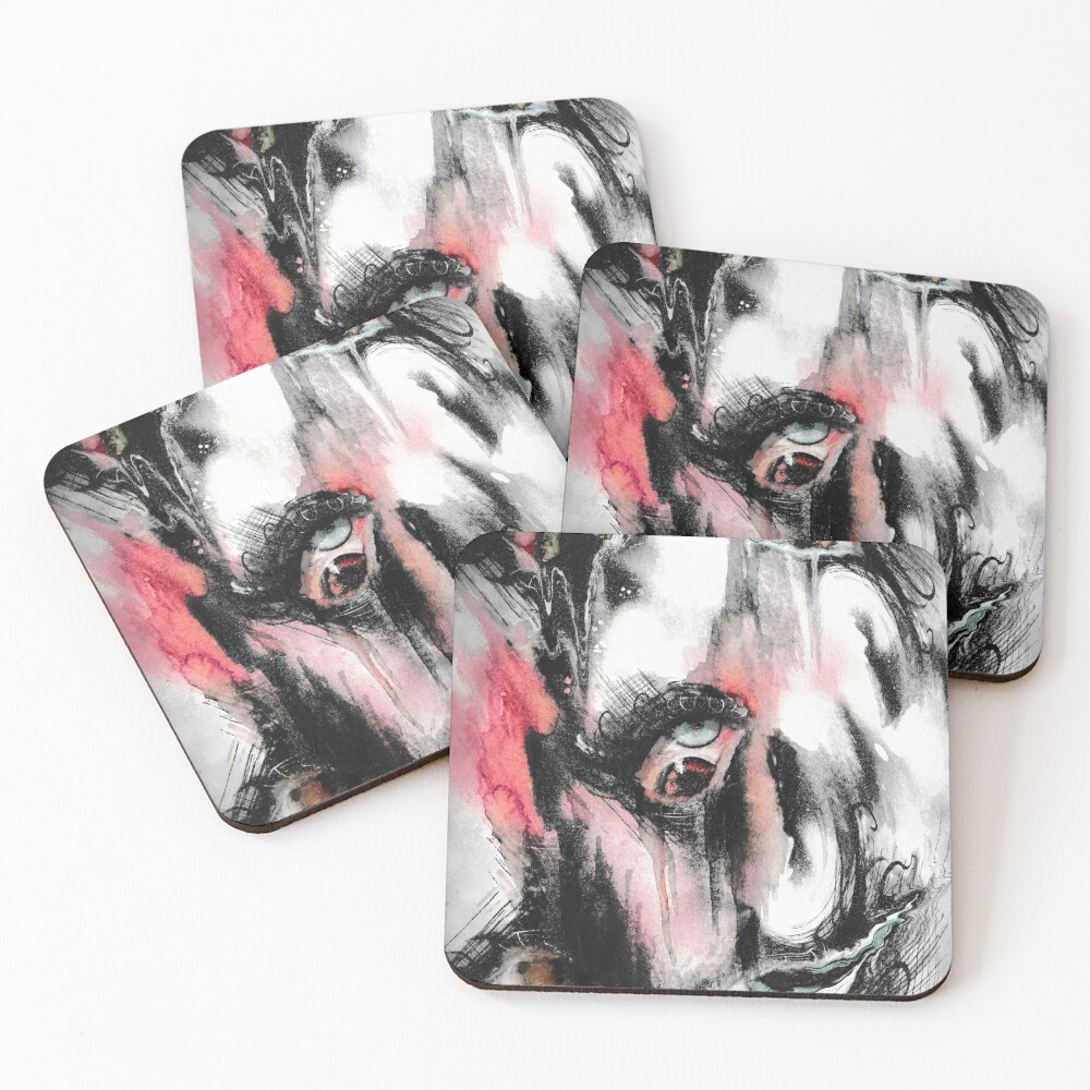 Item preview, Coasters (Set of 4) designed and sold by CryptCreation.