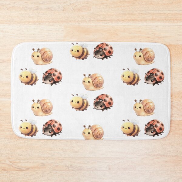 Item preview, “Cute Bug Trio – Bee, Snail & Ladybug designed and sold by amerikhan-animals.