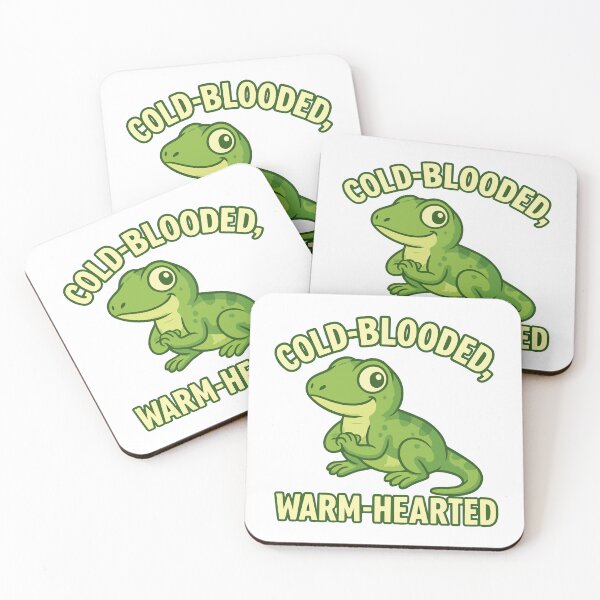 Item preview, Cold-Blooded, Warm-Hearted | Cute Reptile Funny Design designed and sold by storelibertys.