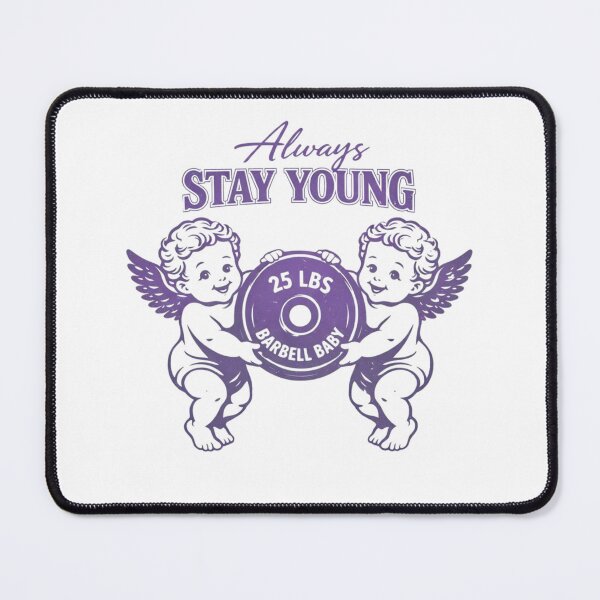 Item preview, Stay Young Gym Angel designed and sold by IvannaMoroz.
