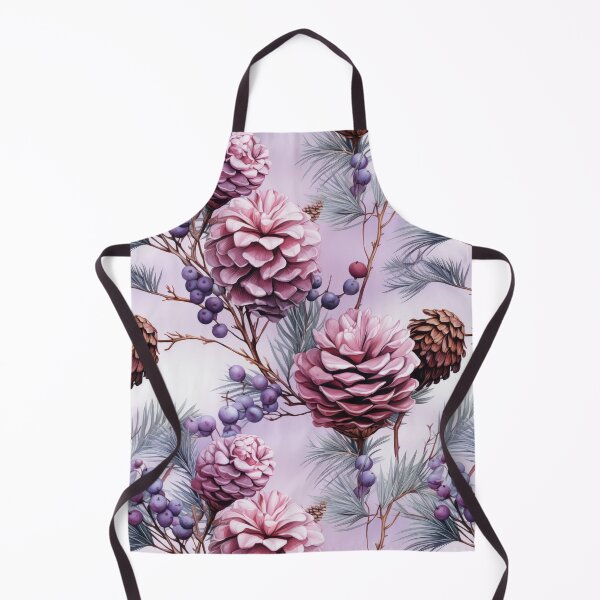 Item preview, Pastel purple pine cone seamless pattern designed and sold by MiraCleAI.