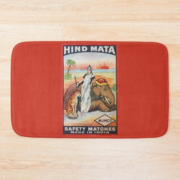 Item preview, Vintage Indian Matchbox Label Design – Hind Mata Safety Matches designed and sold by Glitterblix.