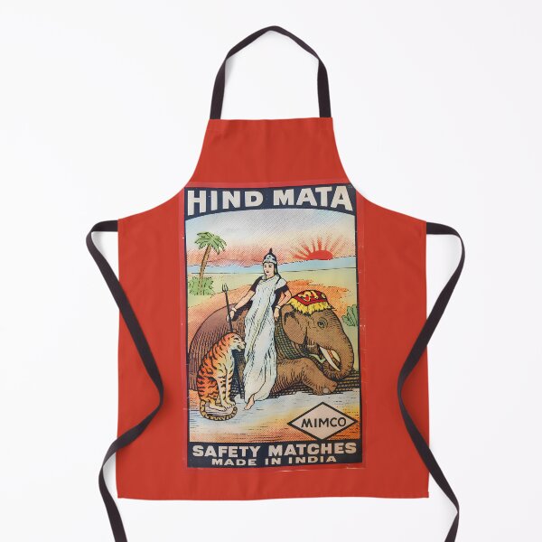 Item preview, Vintage Indian Matchbox Label Design – Hind Mata Safety Matches designed and sold by Glitterblix.