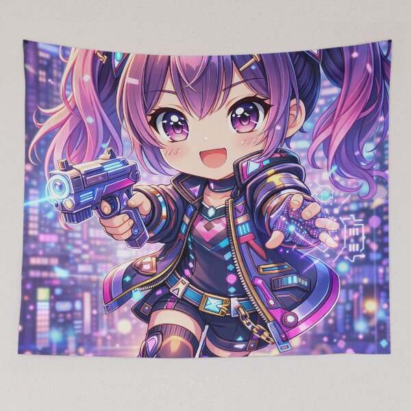 Item preview, Futuristic Cyber Cutie! designed and sold by ChibiLOL.