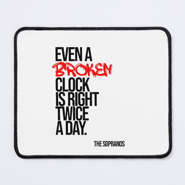 Item preview, The Sopranos Minimalist Quote designed and sold by Enea Kelo.