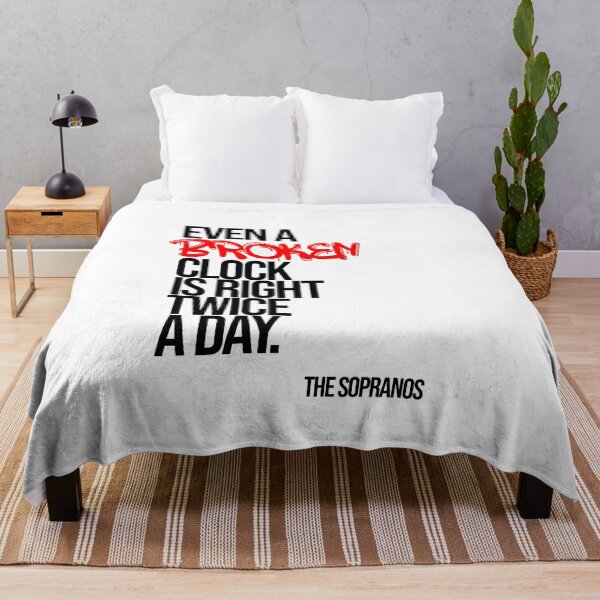 Item preview, The Sopranos Minimalist Quote designed and sold by Enea Kelo.