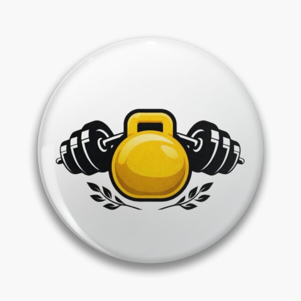 Item preview, Golden Kettlebell Gym Icon designed and sold by IvannaMoroz.