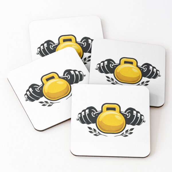 Item preview, Golden Kettlebell Gym Icon designed and sold by IvannaMoroz.