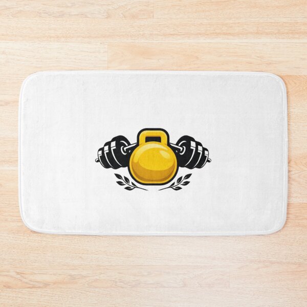Item preview, Golden Kettlebell Gym Icon designed and sold by IvannaMoroz.