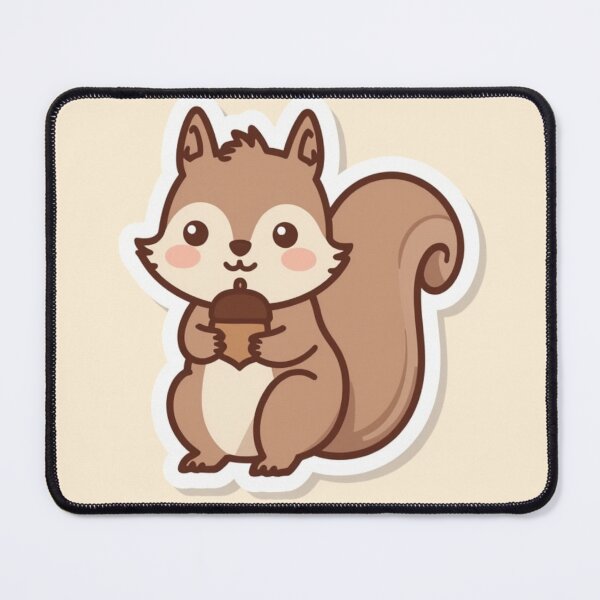 Item preview, Squirrel Holding Acorn - Cute Squirrel Cartoon designed and sold by soletstudio.