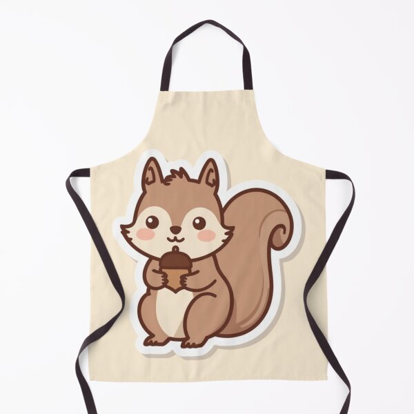 Item preview, Squirrel Holding Acorn - Cute Squirrel Cartoon designed and sold by soletstudio.
